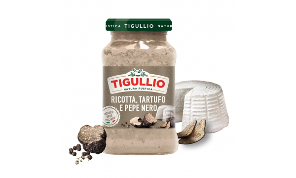 Pesto Ricotta Tartufo Tigullio 185g. Padažas su trumais