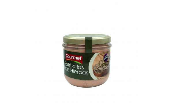 Kiaulienos paštetas su aromatinėmis žolelėmis Gourmet 160g. Be gliuteno, be laktozės