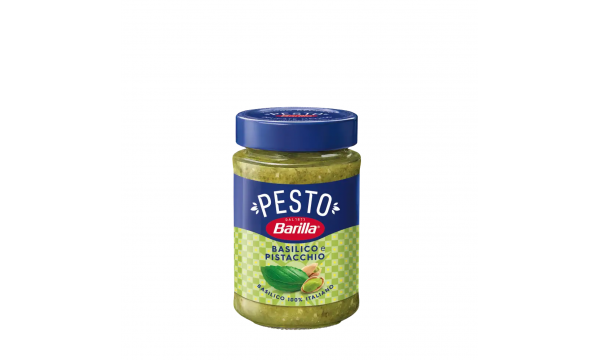 Padažas Barilla Pesto Basilico e Pistacchio 190g. be glitimo