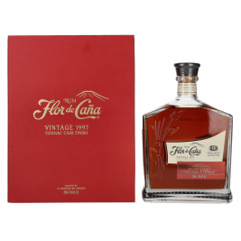 Flor de Caña Rum Cognac Cask Finish Vintage 1997 47% Vol.0.7l dovanų dežutėje