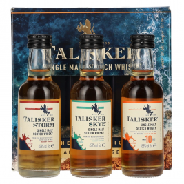 Talisker The Collection Made By The Sea Single Malt Scotch Whisky 45,8% Vol. 3x0,05l dovanų dežutėje