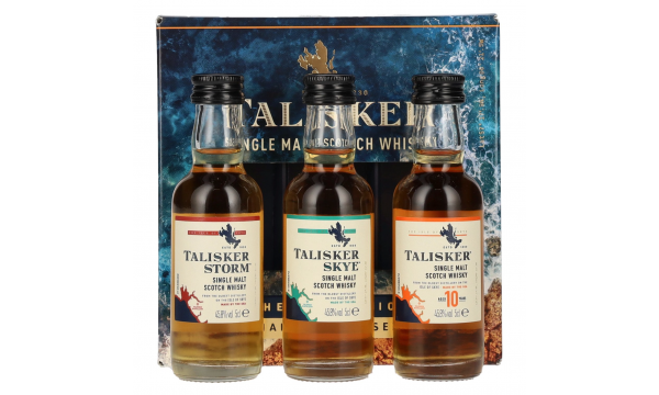 Talisker The Collection Made By The Sea Single Malt Scotch Whisky 45,8% Vol. 3x0,05l dovanų dežutėje