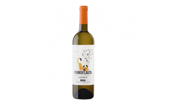 Perro Flauta Verdejo 2023 12% Vol. 0.75l pusiau sausas