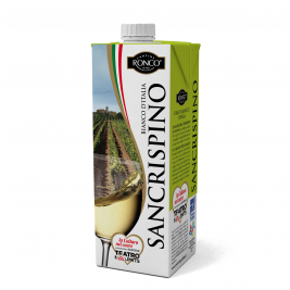 Ronco Sancrispino Bianco Vol. 10.5%, 1,0L sausas