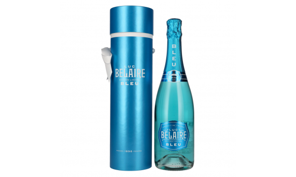 Luc Belaire BLEU Edition Limited 12.5% Vol. 0.75l dovanų dežutėje briutas