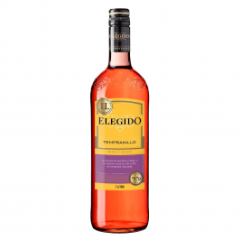 Elegido Vino Rosado Tempranillo 11%Vol. 1.0l sausas