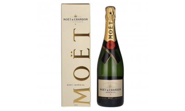 Moët & Chandon Champagne IMPÉRIAL Brut 12% Vol. 0.75l su dežute briutas