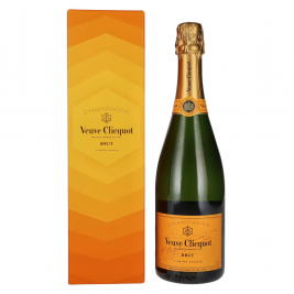 Veuve Clicquot Champagne Brut Yellow Label 12% Vol. 0.75l dovanų dežutėje briutas