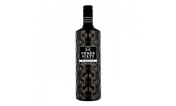 Three Sixty Vodka Black 42% Vol. 0.7L