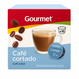 Kava kapsulėmis Gourmet Café Cortado 16vnt