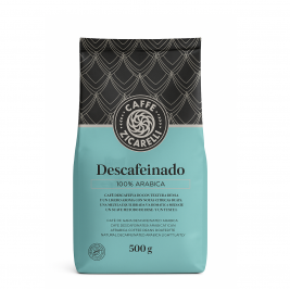 Kava pupelėmis Zicarelli Descafeinado 100% Arabica 500g. Be kofeino