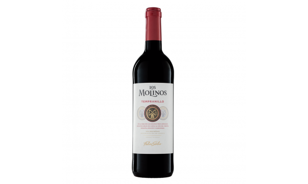 Los Molinos Tinto Tempranillo 12.5%. Vol, 0.75l sausas