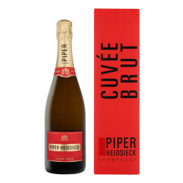 Piper-Heidsieck Champagne CUVÉE BRUT 12% Vol. 0.75l Dovanų dežutėje briutas