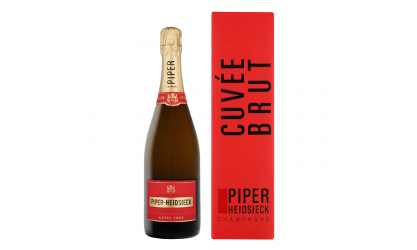 Piper-Heidsieck Champagne CUVÉE BRUT 12% Vol. 0.75l Dovanų dežutėje briutas