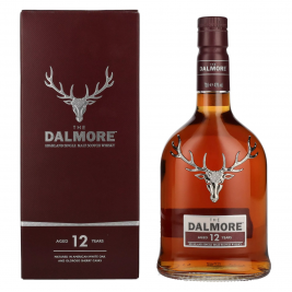 The Dalmore 12 Years Old Highland Single Malt Scotch Whisky 40% Vol. 0,7l dovaų dežutėje