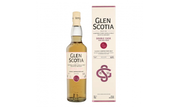 Glen Scotia Double Cask Rum Cask Finish 46% Vol. 0.7L dovanų dežutėje