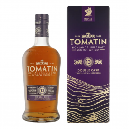 Tomatin 13 Years Double Cask 43% Vol, 1,0l dovanų dežutėje Tomatin 13 Years Double Cask 43% Vol, 1,0l dovanų dežutėje