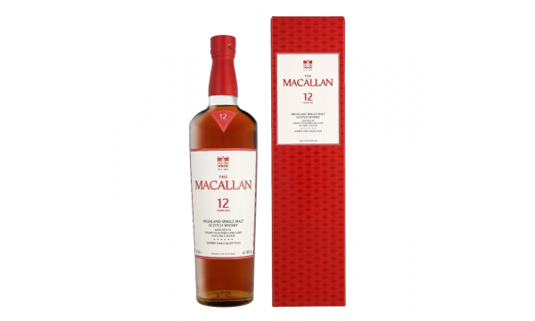 The Macallan 12 Years Sherry Oak 40% Vol, 0.7l dovanų dežutėje The Macallan 12 Years Sherry Oak 40% Vol, 0.7l dovanų dežutėje
