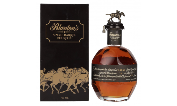 Blanton's Single Barrel Bourbon Black Label 40% Vol. 0,75l dovanų dežutėje Blanton's Single Barrel Bourbon Black Label 40% Vol. 0,75l dovanų dežutėje