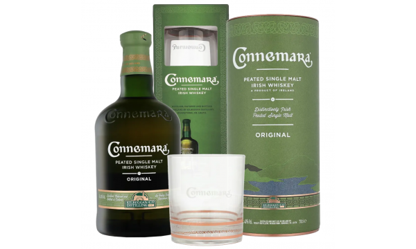 Connemara Peated Single Malt Whiskey 40% Vol. 0,7l dovanų dežutėje su taure Connemara Peated Single Malt Whiskey 40% Vol. 0,7l dovanų dežutėje su taure