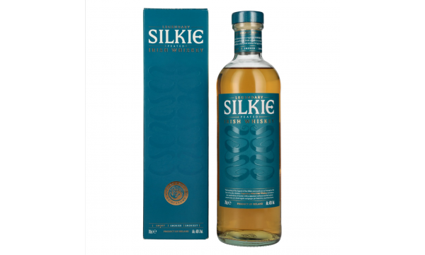 The Legendary SILKIE Peated Irish Whiskey 46% Vol. 0,7l dovanų dežutėje