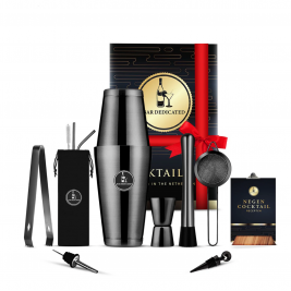 Bar Dedicated Cocktail Black Set 16vnt