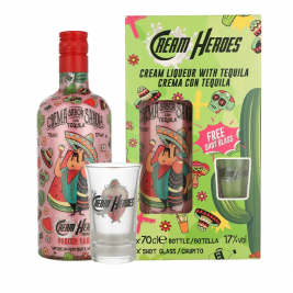 Cream Heroes Lupita Passion 17% Vol. 0.7l dovanų dežutėje su taure 