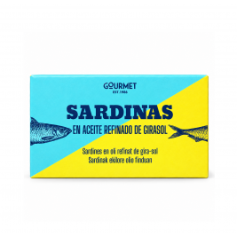 Sardinės Gourmet de girasol saulėgrąžų aliejuje 120g