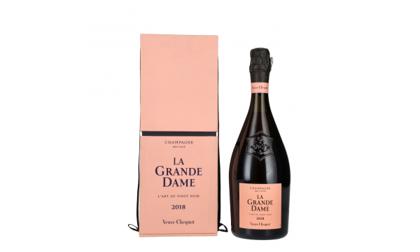 Veuve Clicquot Champagne LA GRANDE DAME Brut ROSÉ 2018 12,5% Vol. 0,75l dovanų dėžutėje, briutas