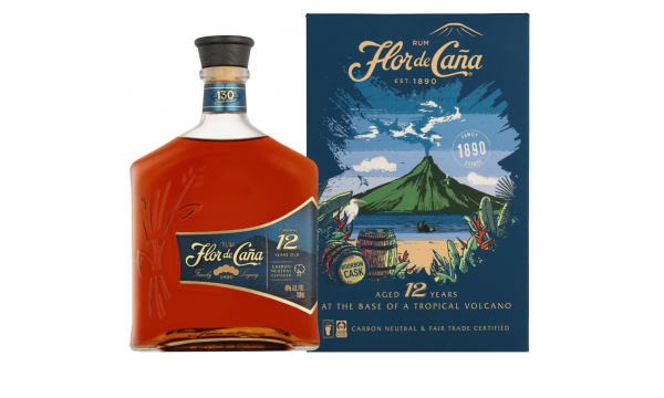 Flor de Caña Centenario 12 Years Old Rum 40% Vol. 0,7l dovanų dežutėje Flor de Caña Centenario 12 Years Old Rum 40% Vol. 0,7l dovanų dežutėje
