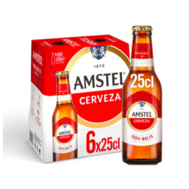 Amstel Cerveza 5% Vol. 0.25l * 6vnt šviesus