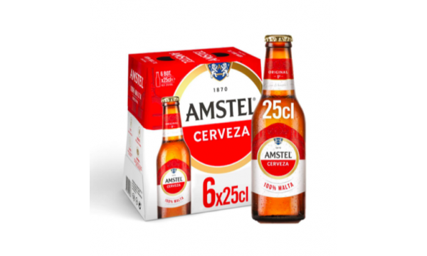 Amstel Cerveza 5% Vol. 0.25l * 6vnt šviesus