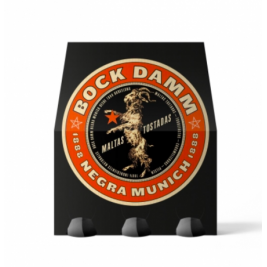 Bock Damm Negra Munich 5,9% Vol. 0.25l * 6 vnt. tamsus