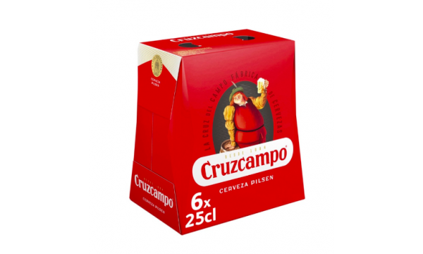 Cruzcampo Pilsen 4,8% Vol. 0.25l * 6vnt šviesus Cruzcampo Pilsen 4,8% Vol. 0.25l * 6vnt šviesus
