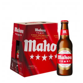 Mahou 5 Stars 5,5% Vol. 0.25l * 6vnt. šviesus