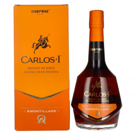 Carlos I Solera Gran Reserva AMONTILLADO Brandy de Jerez 40,3% Vol. 0,7l dovanų dėžutėje