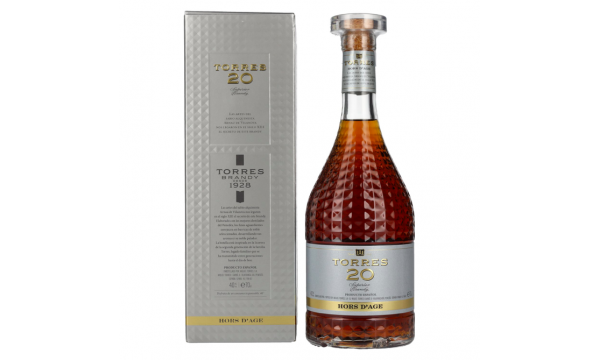 Torres 20 HORS D'AGE Superior Brandy 40% Vol. 0,7l dovanų dėutėje