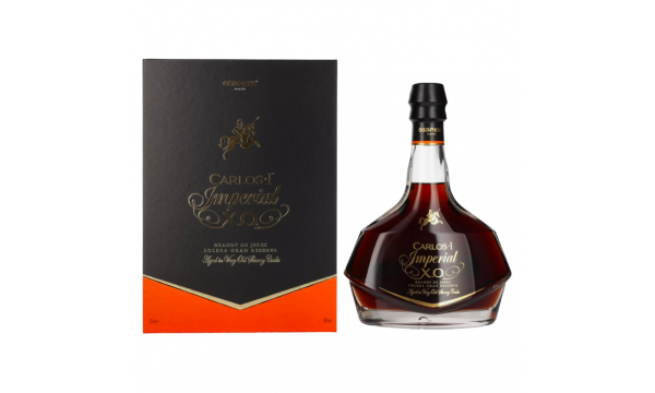 Carlos I Imperial X.O. Solera Gran Reserva Brandy de Jerez 40% Vol. 0,7l dovanų dėžutėje