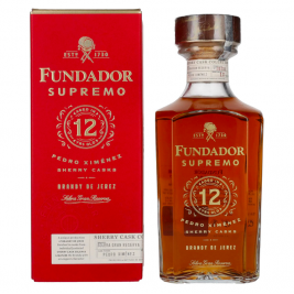 Fundador Supremo 12 Years Old Sherry Casks Brandy de Jerez 40% Vol. 0,7l dovanų dėžutėje