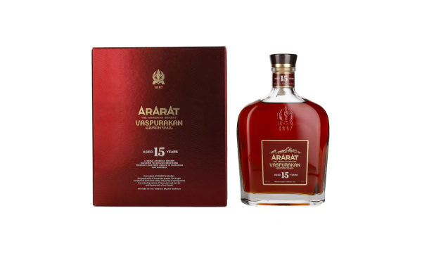 Ararat Vaspurakan 15 Years Old 40% Vol. 0,7l dovanų dėžutėje