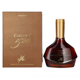 Carlos I 1520 Brandy de Jerez Solera Gran Reserva 41,1% Vol. 0,7l dovanų dėžutėje