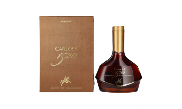 Carlos I 1520 Brandy de Jerez Solera Gran Reserva 41,1% Vol. 0,7l dovanų dėžutėje