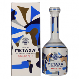 Metaxa GRANDE FINE Collector's Edition Keramikflasche 40% Vol. 0,7l dovanų dėžutėje