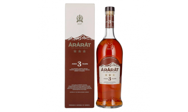 Ararat 3 Years Old 40% Vol. 0,7l dovanų dėžutėje