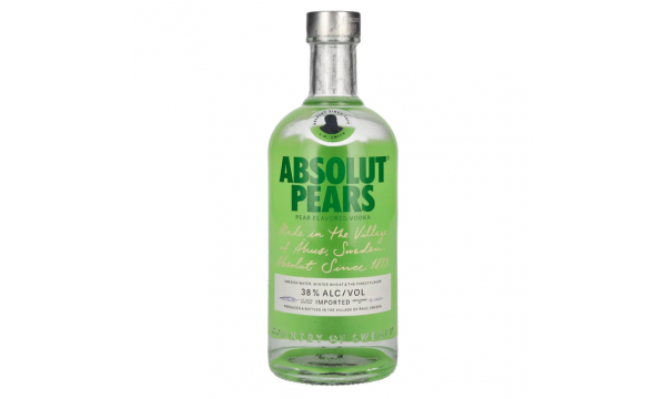 Absolut PEARS Flavored Vodka 38% Vol. 0,7l