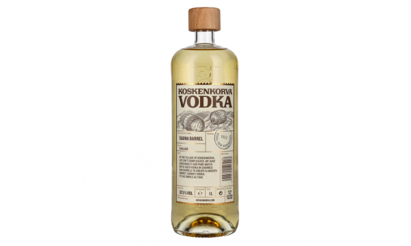 Koskenkorva Vodka SAUNA BARREL Flavoured 37,5% Vol. 1l