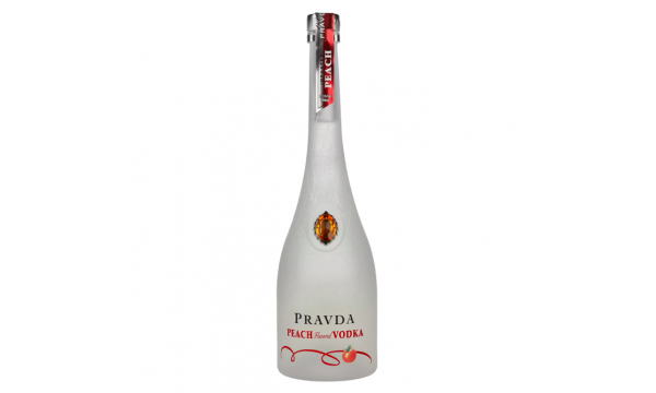 Pravda PEACH Flavored Vodka 37,5% Vol. 0,7l