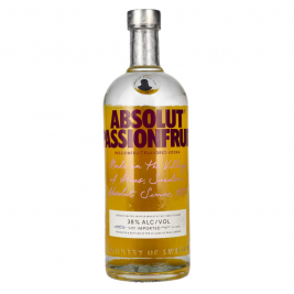 Absolut PASSIONFRUIT Flavored Vodka 38% Vol. 1l