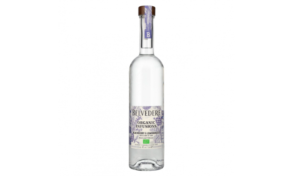 Belvedere Organic Infusions Blackberry & Lemongrass Flavoured Vodka 40% Vol. 1l