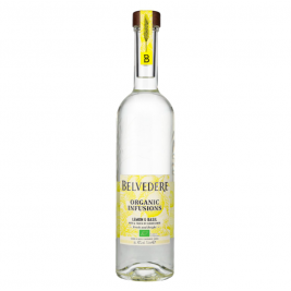 Belvedere Organic Infusions Lemon & Basil Flavoured Vodka 40% Vol. 1l